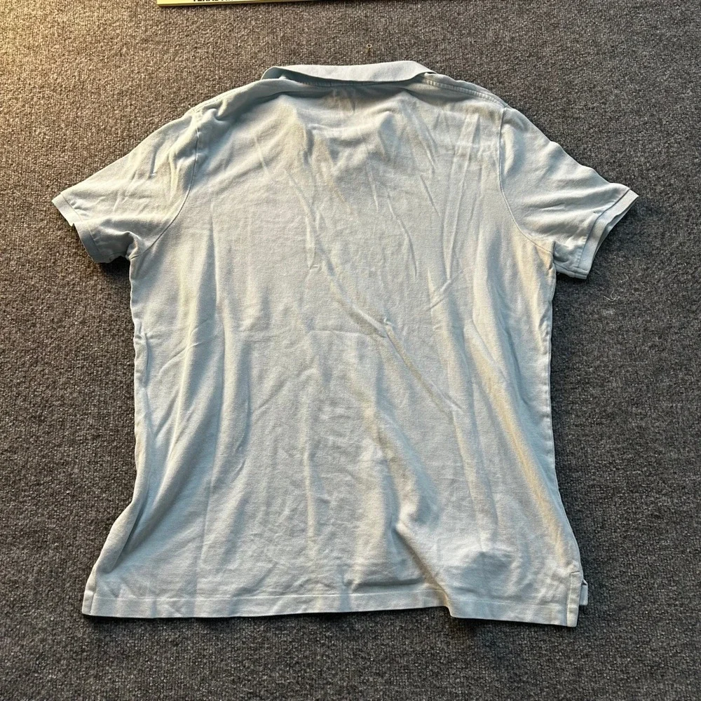 Polo Ralph Lauren Polo Mens Size XL Light Blue Classic Fit Piqué Short Sleeve
